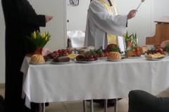 W Wielką Sobotę tradycyjnie odbyło się święcenie pokarmów.  (10)